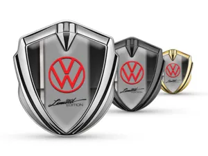 VW Metal Domed Emblem High-End Design Drift Look
